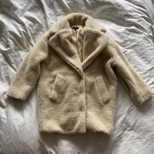 Topshop Teddy Coat never worn!